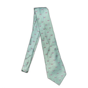 DuckHead Tie Green with Red Lobster